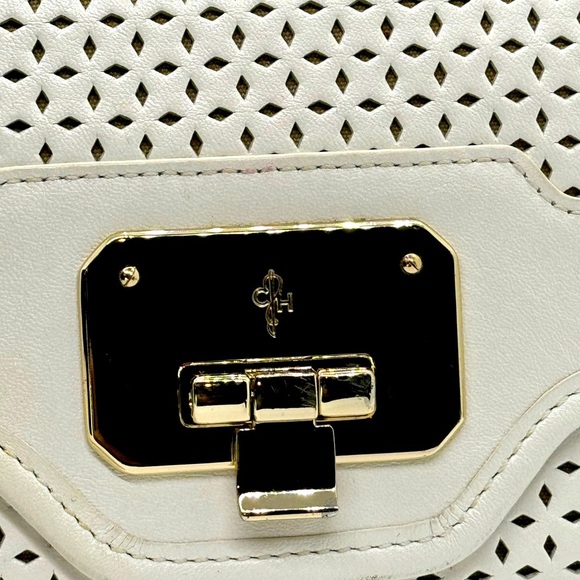 Cole Haan genuine leather white wristlet handbag purse - Picture 7 of 7